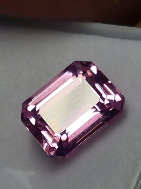 Natural Pink Sapphire Emerald Cut Gemstone 5.35ct